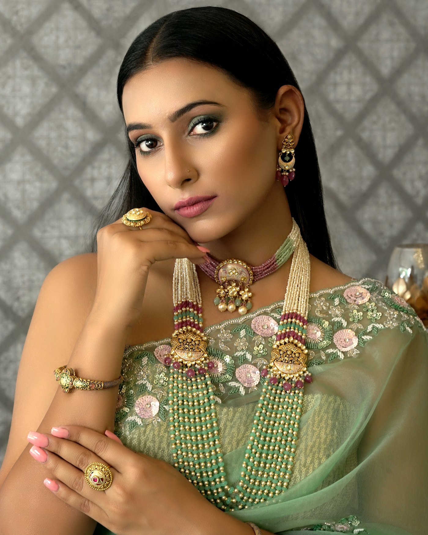 Green Silk Saree