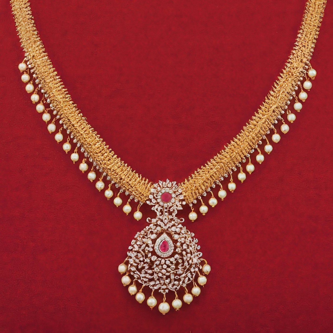 Pearl Temple Necklace