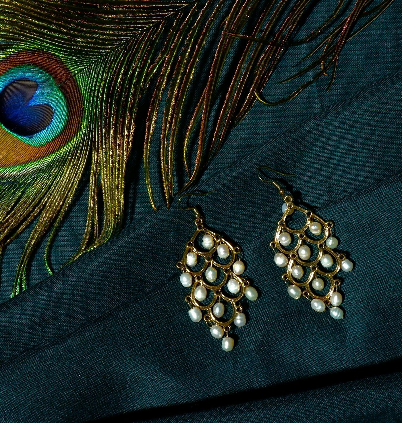 Peacock Jhumkas